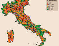 Catasto, mercato immobiliare fermo e Italia divisa dai metri quadri