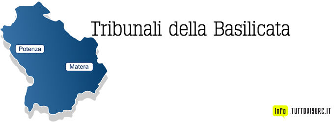 tribunali della Basilicata
