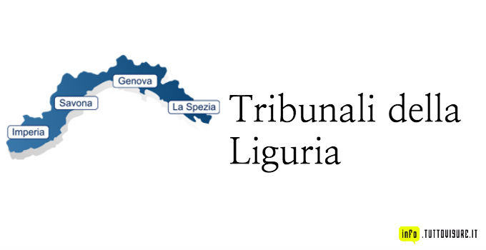 tribunali della Liguria