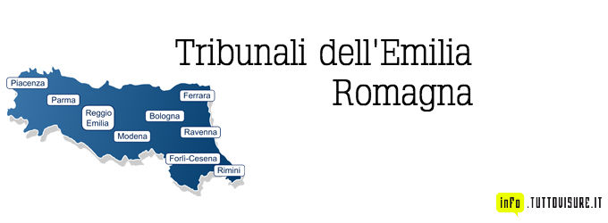 tribunali dell'Emilia Romagna